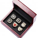 Replica Chicago Bulls Championship Rings Set With Wooden Box. Jordan Rings. Sizes 8-14