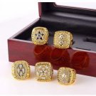 Custom Replica Dallas Cowboys Super Bowl 5 pcs Ring set.... . In Box
