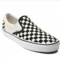 Vans Classic Slip On (Checkerboard) Black White Skate Shoes