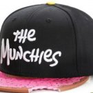 MUNCHIES Baseball Cap Hat Black Pink Cotton Snapback Hip Hop Gorras Men Women