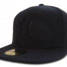 Yankees Fitted Hat.. Yankees ball cap. . black on black