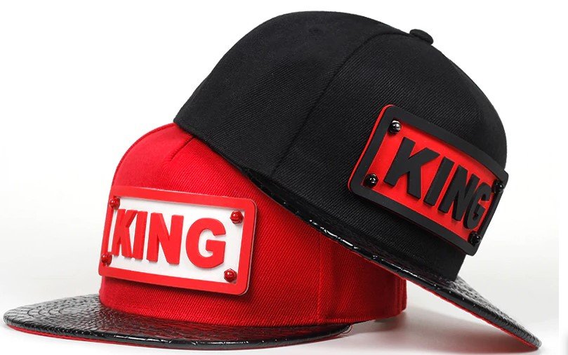 Mens KING Snapback Hats