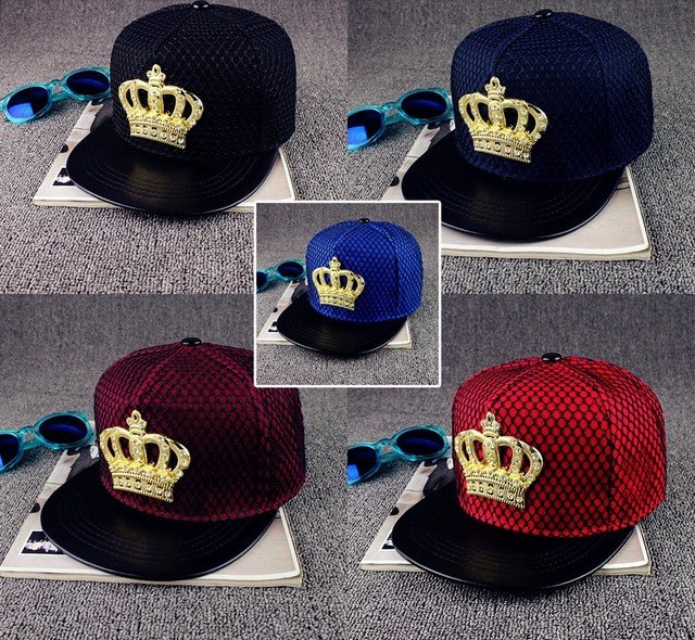 Crown KING Baseball Caps adjustable Hip Hop Hats