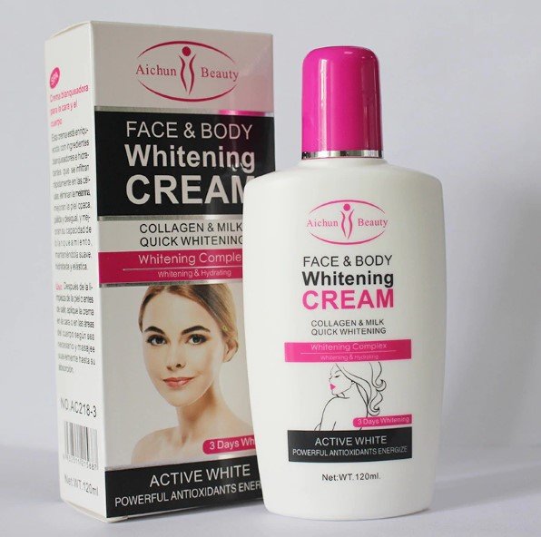 Body Lotion Bleaching Face Skin Whitening Moisturizing Milk Body Cream