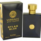 VERSACE POUR HOMME DYLAN BLUE EAU DE TOILETTE SPRAY FOR MEN 3.4 Oz / 100 ml NEW!