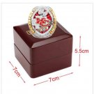 Kansas City Chiefs 2019 Super Bowl Champion Ring. Solid Copper In Wood Box