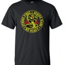 Cobra Kai No Mercy Strike First Strike Hard 80s Film Movie Men's Cotton T Shirt