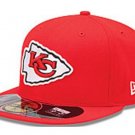 Kansas City Chiefs Red Fitted Hat.