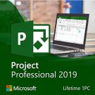 MS Project 2019 Professional Digital License Key 32/64Bit Global All Languages. Online Delivery
