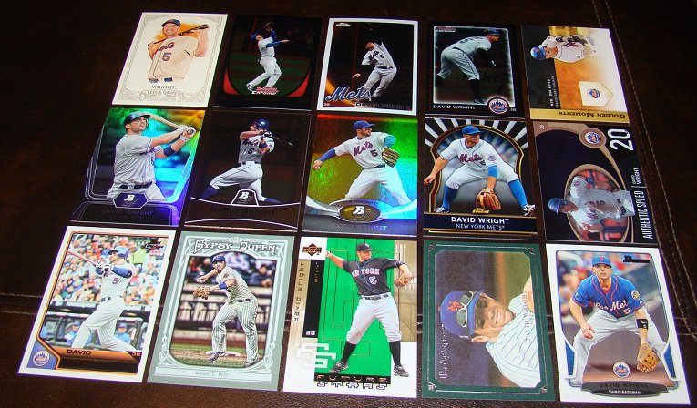 David Wright 25 Different Baseball Cards Lot New York Mets