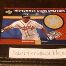 Andruw Jones 2003 Upper Deck MSS Jersey Swatch Baseball Card