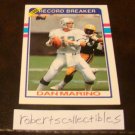 Dan Marino 1989 Topps RB Football Card Miami Dolphins