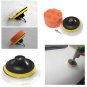 4 inch Gross Polish Polishing Buffer Pad Kit With Drill Adapter