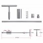 73Pcs PDR Paintless Dent Repair Tool Kit Set Lifter Puller Glue Car Hail Removal Tools