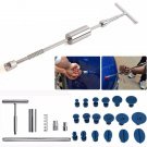 PDR Paintless Dent Repair Hail Removal Car Slide Hammer Glue Puller 2 in 1 T-Bar 18 Pulling Tabs
