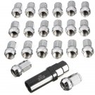 20Pcs M12x1.5 Aluminum Car Wheels Rims Lug Nuts Chrome Ball Seat For Honda Factory OEM