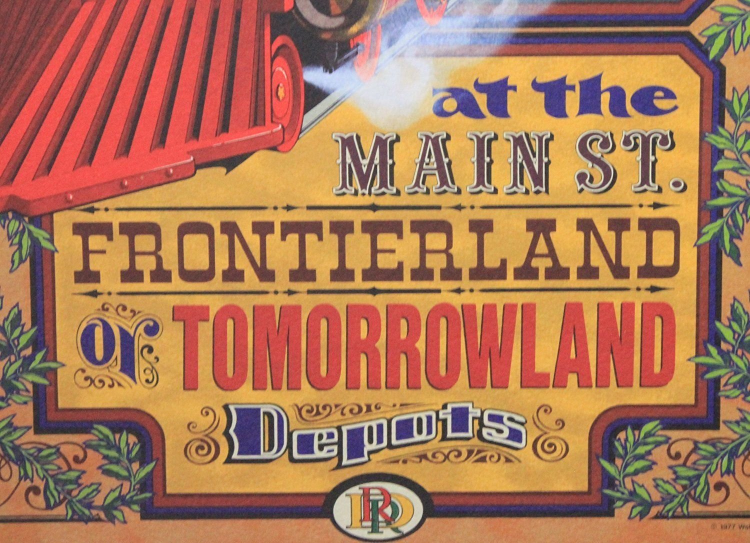 Disneyland Resort Disneyland Railroad Classic Attraction Poster Print