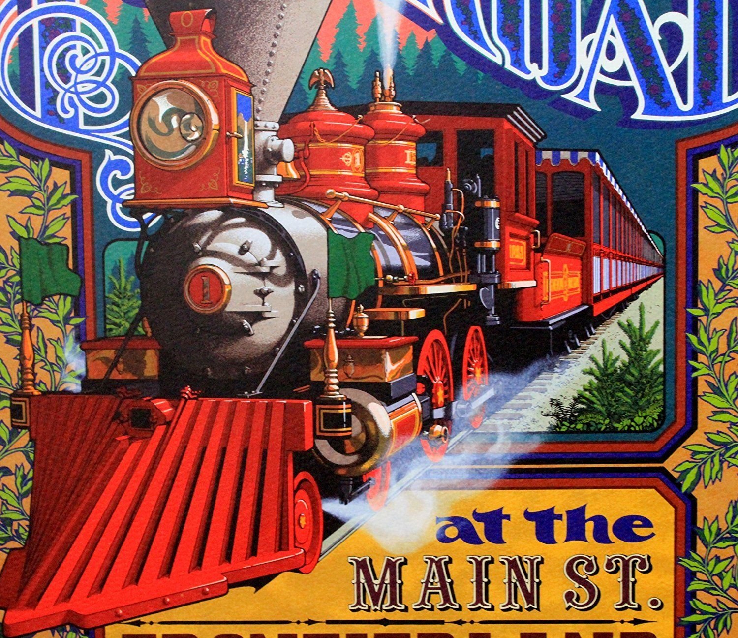 Disneyland Resort Disneyland Railroad Classic Attraction Poster Print