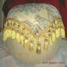 OTTOMAN GOLD TASSLES FURNITURE ORIENTAL NEW