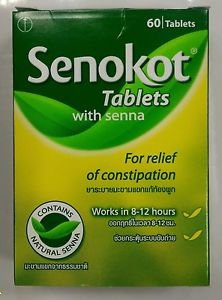 Senokot tablets with senna constipation relief natural laxative 60 tablets