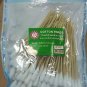 Sterilized cotton swab with wooden handle 100 pieces 6 inch long