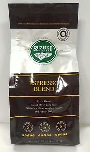 Suzuki Coffee Espresso Blend Italian-style Dark roast 100% ground coffee 250 g