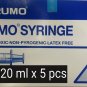 Syringe 20 ml x 5 pcs Sterile Non-Toxic Non-pyrogenic Latex-free No needle
