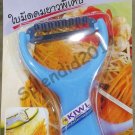 Kiwi Pro Slice making Thai Papaya salad ZigZag Blade fabricating fruit vegetable