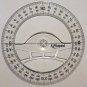 Maped Full circle protractor diameter 12 cm 360 degree protractor
