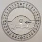 Maped Full circle protractor diameter 12 cm 360 degree protractor
