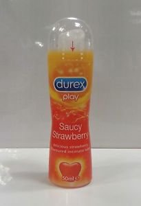 Durex Play Saucy Strawberry lubricating gel easily washed off non-sticky 50 ml