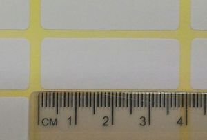 112 pieces Self-Adhesive Label A5 size 13x38 mm Blank sticker Tag White