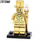 Mr Gold Limited edition Building Blocks Minifigure Collectible Toy Brick