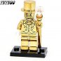 Mr Gold Limited edition Building Blocks Minifigure Collectible Toy Brick