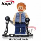 Chuck Norris American Hero Movie Actor Legend Brick Blocks Minifigure Collect