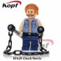 Chuck Norris American Hero Movie Actor Legend Brick Blocks Minifigure Collect