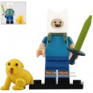 Finn & Jake Adventure time Cartoon Network Building Block Minifigure Collectible