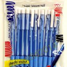 Faber-Castell grip x5 Retractable ballpoint blue ink pen 0.5 mm tip 10 pieces