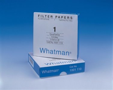 Whatman Filter Paper No.1 diameter 11.0cm Pack of 100 pcs Grade 1 cat no 1001110