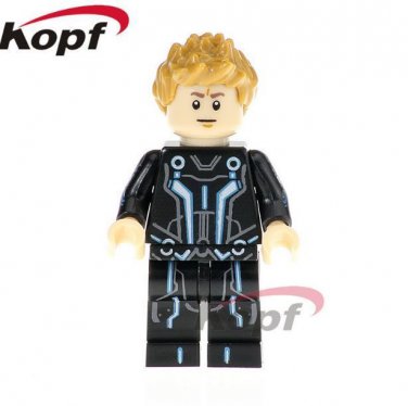 TRON Sam Flynn Building Block Minifigure Fit Major brand Collectible Toy Child