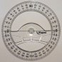 Maped Full circle Plastic transparent protractor diameter 12 cm 360 degree ruler