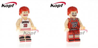 Slam Dunk Sakuragi Basketball Team Japan Anime Blocks Minifigure Collectible