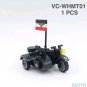 German Army Motorcycle War Military Battle car Block Minifigure Collectible