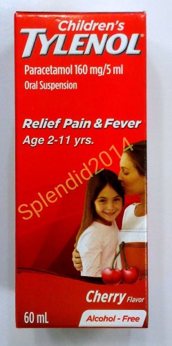 TYLENOL Children Paracetamol 160 mg/5 ml Suspension Alcohol Free Relieve fever