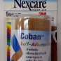 3M Nexcare coban self adhesive wrap bandage 3 inch x 5 yards for sprains strain