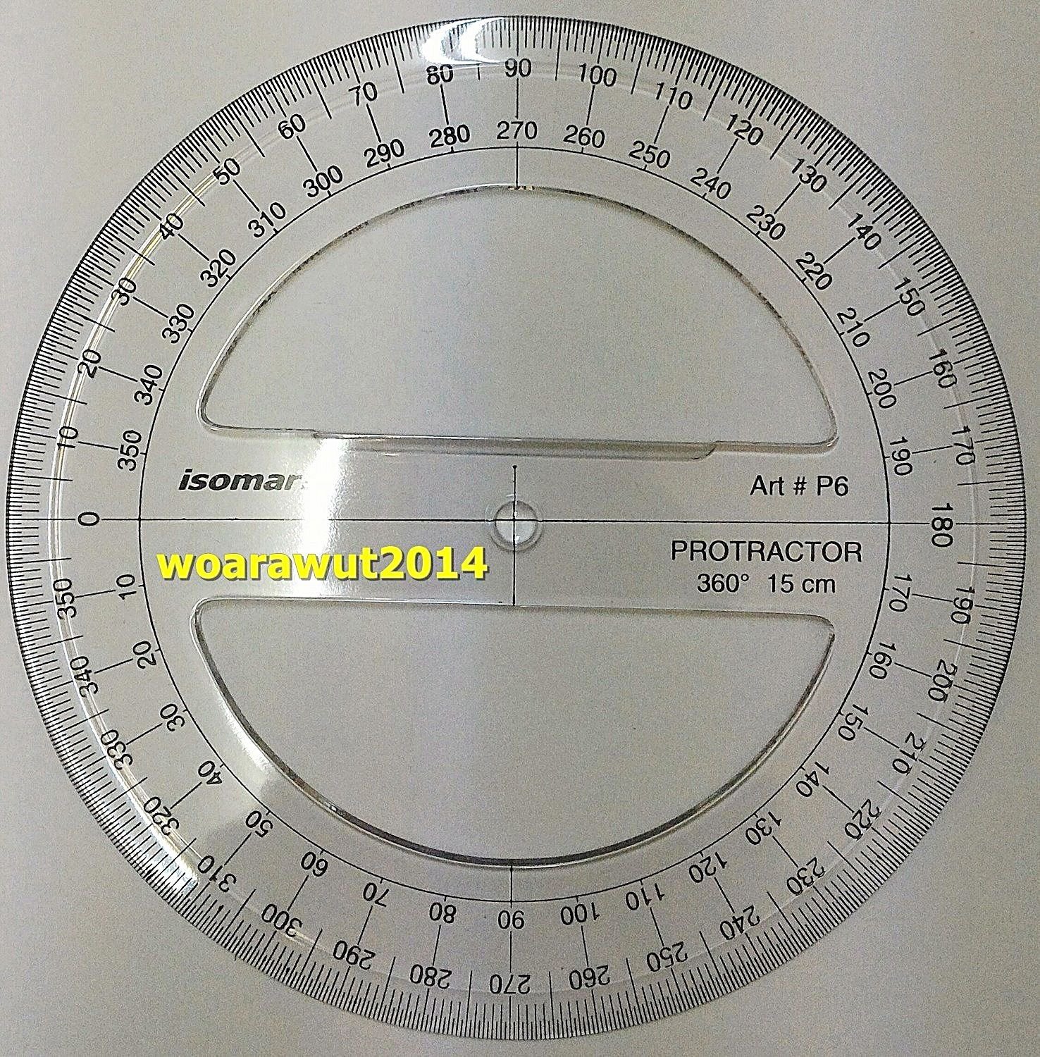 clear protractor