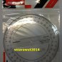 Isomars Full circle Plastic transparent protractor diameter 15 cm 360 degree