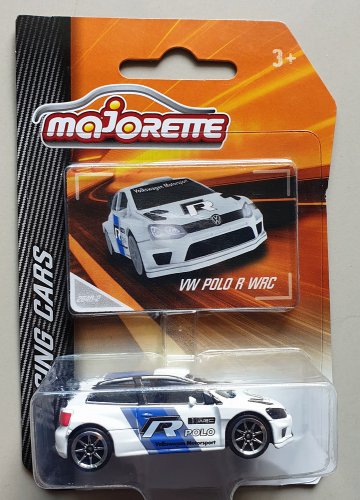 Majorette VOLKSWAGEN VW POLO R WRC White diecast model car Racing CARS series