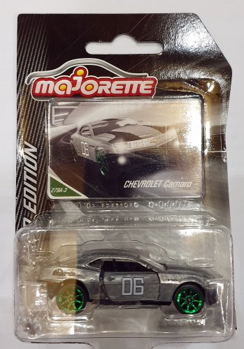 Majorette CHEVROLET Camaro silver green mags diecast model car limited edition
