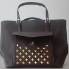 Leather Shoulder Satchel Bag Original Plain Leather Handbag Tote Purse